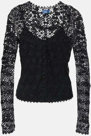 Ralph Lauren Layered cotton lace top