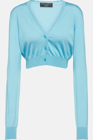 Dolce & Gabbana Capri cropped silk cardigan