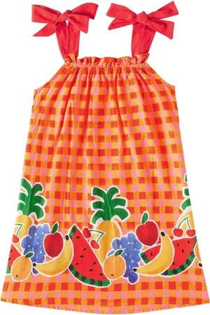 FÁBULA Printed cotton dress