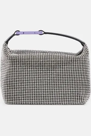 Eera Moonbag embellished mesh shoulder bag
