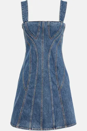 Stella McCartney Bustier denim minidress
