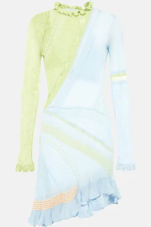 Roberta Einer Ali open-knit cotton minidress