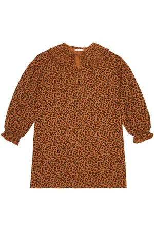 The New Society Federica leopard-print cotton dress