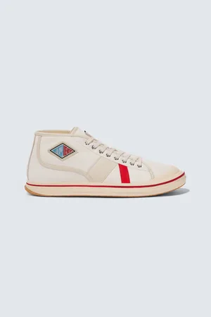 Bottega Veneta Eliot leather-trimmed canvas sneakers