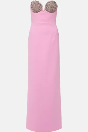 Rebecca Vallance Cordelia embellished strapless gown