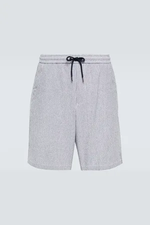 Giorgio Armani Cotton-blend striped shorts