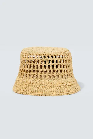 Prada Raffia bucket hat