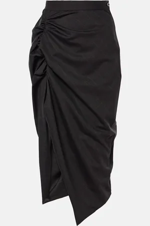 Vivienne Westwood Panther wool midi skirt