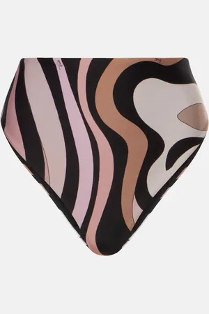 Puccini Marmo high-rise bikini bottoms