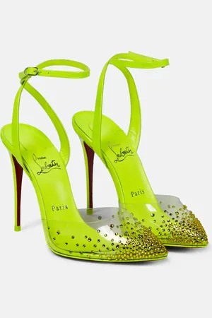 Christian Louboutin Spikaqueen 100 embellished pumps