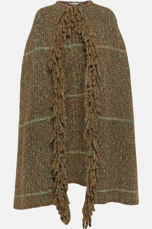 Stella McCartney Fringed poncho