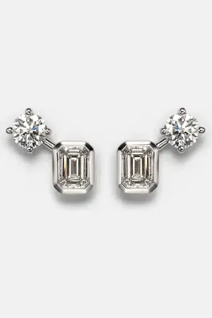 BUCHERER FINE JEWELLERY Inner Fire 18kt white gold earrings with diamonds