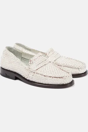 Marni Woven leather loafers
