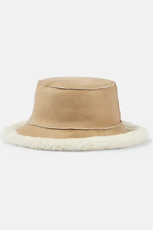 Brunello Cucinelli Reversible shearling bucket hat
