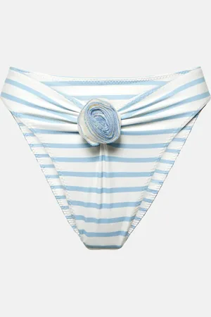 SAME Rose floral-applique bikini bottoms