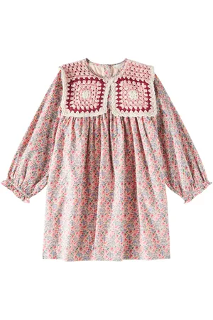 Louise Misha Warise crochet-trimmed cotton dress