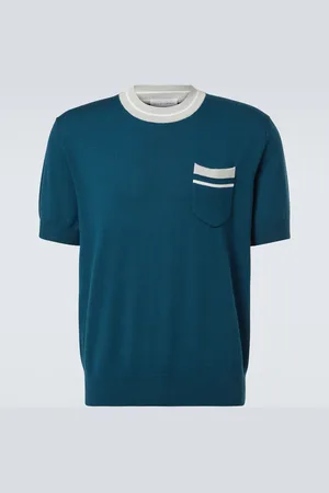 King & Tuckfield Knitted wool T-shirt