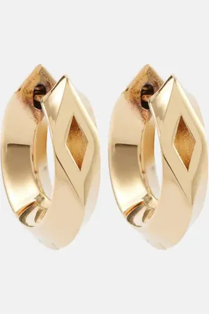 Burberry Hollow Small -plated sterling silver hoop earrings