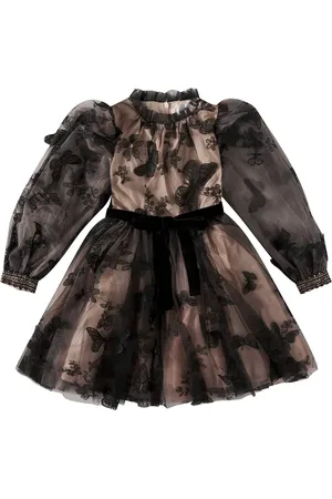 Petite Amalie Embellished tulle dress