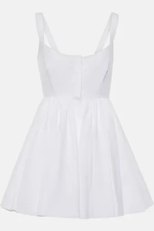 Alaïa Cotton poplin skater dress