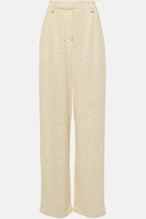 MAGDA BUTRYM High-rise boucle wide-leg pants