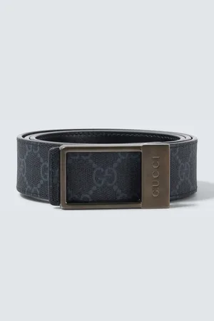 Gucci GG Canvas reversible leather belt