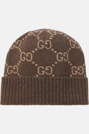 Gucci GG jacquard cashmere beanie
