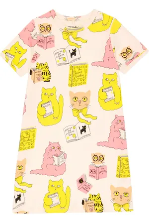 Mini Rodini Printed cotton dress