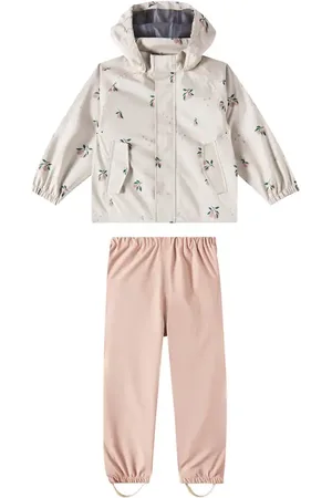 Liewood Pedia raincoat and stirrup pants set
