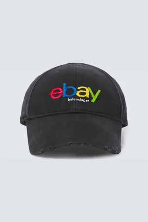 Balenciaga Printed cotton baseball cap