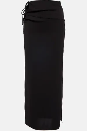 CHRISTOPHER ESBER Wraparound crepe maxi skirt