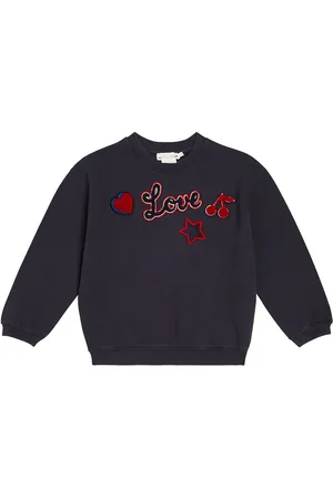 BONPOINT Talya patch-applique cotton sweatshirt