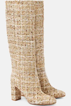 Gianvito Rossi Boucle knee-high boots