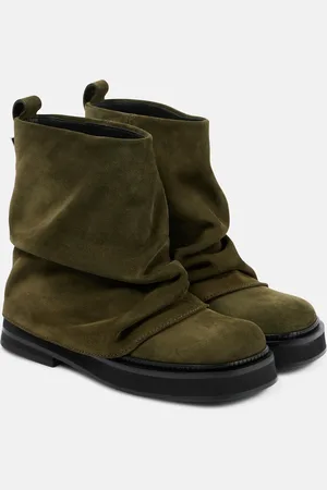 The Attico Mini Robin suede ankle boots
