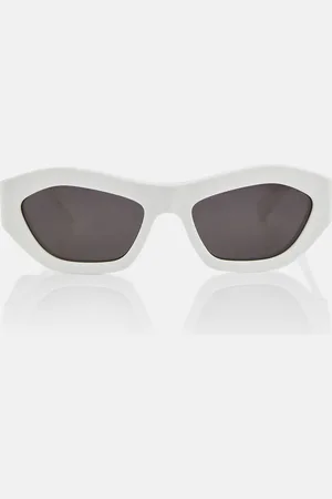 Bottega Veneta Angle hexagonal cat-eye sunglasses