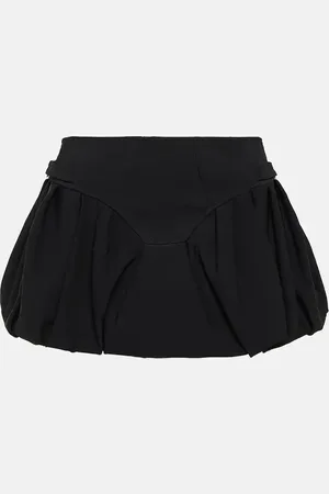 MUGLER Crepe miniskirt