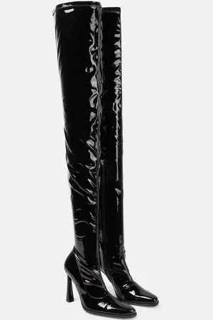 MAGDA BUTRYM Latex over-the-knee boots