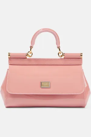 Dolce & Gabbana Sicily Small patent leather tote bag