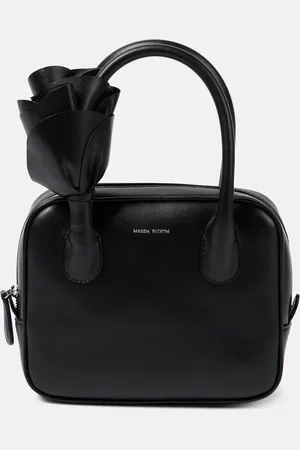 MAGDA BUTRYM Brigette floral-applique leather tote bag