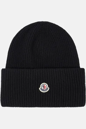 Moncler Logo virgin wool beanie