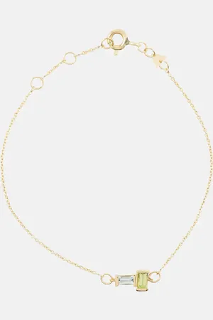 Aliita Tu Y Yo 9kt gold bracelet with gemstones