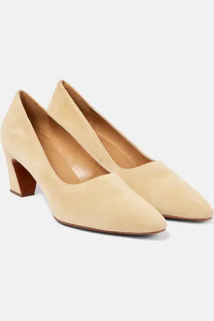 The Row Marta 65 suede pumps