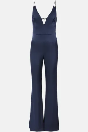 GALVAN Avedon Globe crepe satin jumpsuit