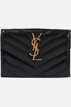 Saint Laurent Cassandre Small leather wallet