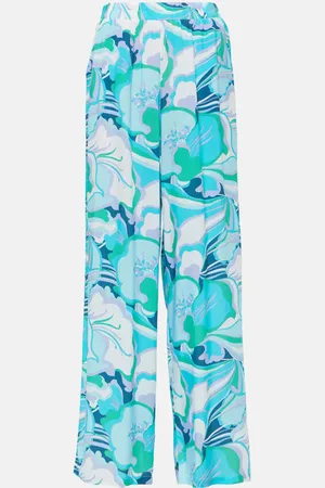 Melissa Odabash Olivia floral wide-leg pants