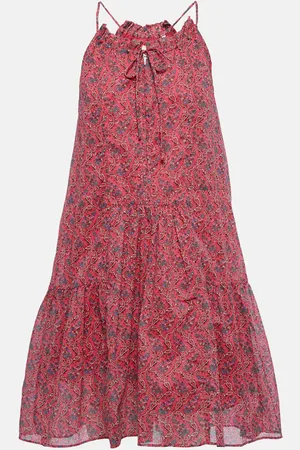 Marant Etoile Kayne printed cotton minidress