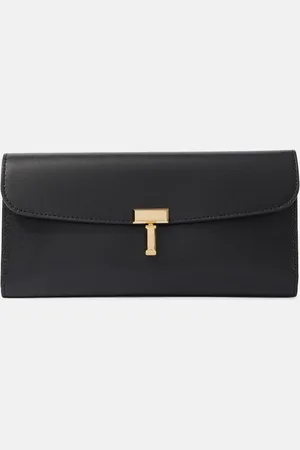 Totême T-Lock leather wallet