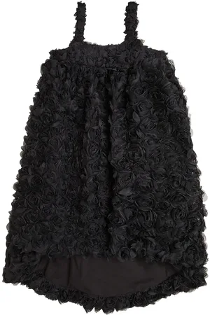 CAROLINE BOSMANS Floral-applique tulle dress