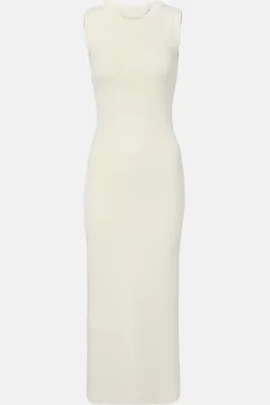 Max Mara Visiera crepe midi dress