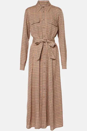 Ralph Lauren Cotton and wool-blend shirt dress